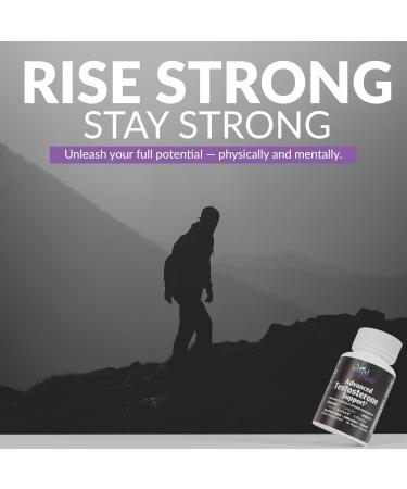 Vital Rise Testosterone Supplement for Men Advanced Testosterone Booster with Fenugreek & Ashwagandha - Workout Muscle Builder Strength Energy Performance Vegan 30 Capsules - Buy Online on GoSupps.com
