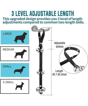 BLUETREE 2 Pack Dog Doorbells - Premium Quality Potty Training Bells for Dogs - Adjustable & Easy to Use - 7 Extra Large Loud DoorBells - Buy Online on GoSupps.com