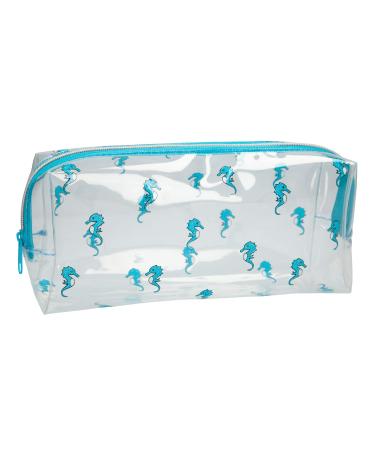 Cosmetic bag Fantasy Model with seahorses approx. 15 x 18 x 9 cm