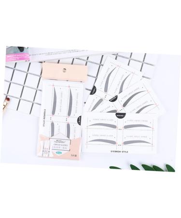 Ipetboom 2 Makeup Kits Eyebrow Card Beauty Kit Eyebrow Makeup Tools Eyebrow Stickers Simple A607 Card - Buy Online on GoSupps.com