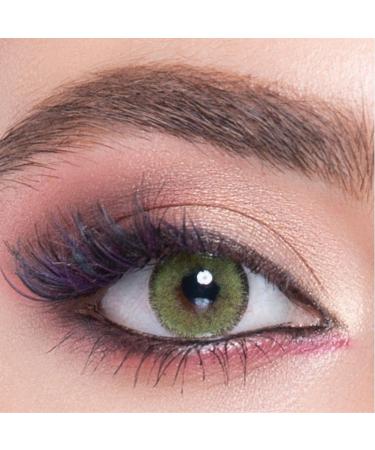 La 'Bella colored contact lenses espresso (diopttria -0.00) -real series strongly covering monthly lenses for 3 months structured brown color lenses perfect for dark eyes