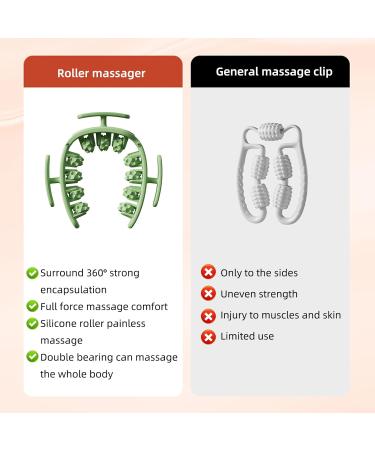 Maxant 360 3D Foam Massager - Ultimate Muscle Roller for Sore Muscles & Stiffness Relief (Green) | International Shipping Available - Buy Online on GoSupps.com