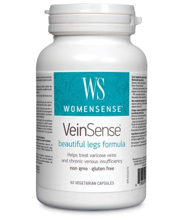 WomenSense VeinSense 90 vegetarian capsules Helps treat Varicose Veins and Chronic Venous Insufficiency
