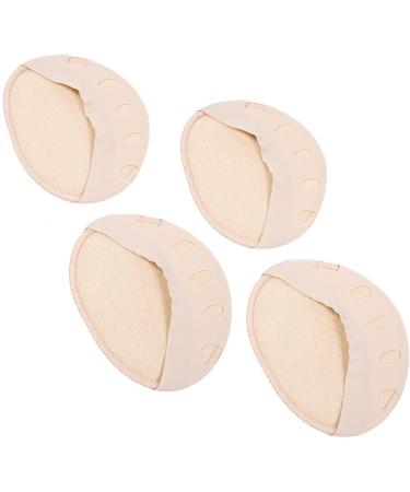 Foot Cushion & Pointe Shoe Toe Pads - 2 Pairs Skin Color High Heeled Shoe Forefoot Pads for Pain Relief & Comfort - Buy Online on GoSupps.com