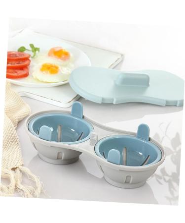 Alipis Microwave Egg Steamer 2 Pcs Steamed Egg Cup Steamed Egg Bowl Mini Egg Cooker Egg Steamer Micro-wave Oven Steamed Egg Box - Buy Online on GoSupps.com