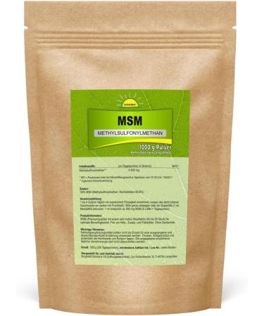 Bonemis Premium MSM Powder 3 kg - 99.95% Pure No Silicon Dioxide No DMSO - High Quality MSM for Joint Support & Wellness - Buy Online on GoSupps.com
