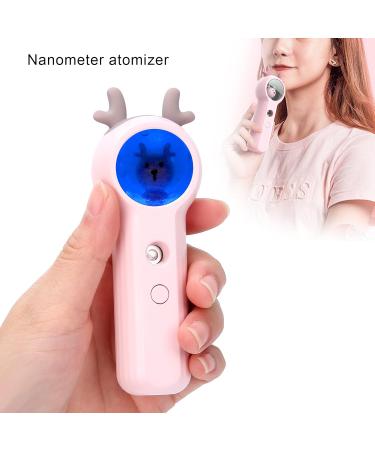 Desktop Pink Face Humidifier Sprayer USB Rechargeable Handheld Mist Sprayer - Buy Online on GoSupps.com
