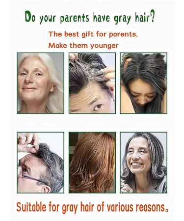 YIZHONG Black Hair Dye Shampoo for Women & Men | 5 Minute Permanent Blackest Color & Full Gray Coverage | Salon-Quality Darkening Hair Coloring - Buy Online on GoSupps.com