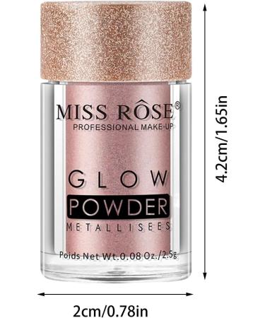 Shimmer Eyeshadow Make Up Eye Shadow Waterproof Loose Monochrome Eye Makeup Long Lasting Sparkling Finish Eye Shadow with High-Pigment 5 - Buy Online on GoSupps.com