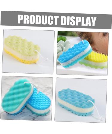 Healeved 6pcs Three Layer Bath Sponge Set | Exfoliating Loofah and Body Scrubber for Dead Skin Removal - Perfect for Shower & Bath - Buy Online on GoSupps.com
