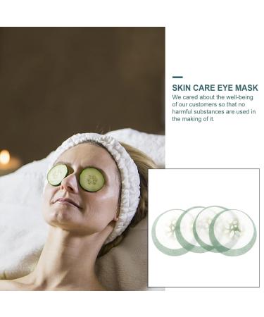 OSALADI 100pcs Disposable Cucumber Eye Masks - Nonwoven Beautifying Eye Skin Care - Perfect for International Shipping - Buy Online on GoSupps.com