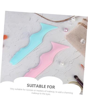 Ipetboom 2pcs Silicone Beauty Ruler Eyelash Mascara Eyeliner Stencils Silicone Board Make up - Buy Online on GoSupps.com