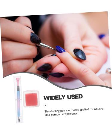 Beatifufu 1 Set Nail Art Drill Pen Manicure Nail Pen Manicure Painting Pens Nail Art Painting Tools Nail Rhinestone Picker Rhinestone Pen Diamond Picking Pen Glitter Nail Art Pen Abs - Buy Online on GoSupps.com