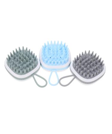 BCOATH 3 piece Shampoo brush swimw scher Kinder Children's head massager portable scalp massage device hair cleaning massage device hair scalp massage clerk