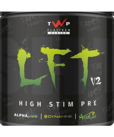 TWP Nutrition Platinum Series LFT V2 High Stim Pre Workout - 390g, 30 Servings (Green Apple) - Buy Online on GoSupps.com