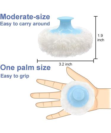 Fluffy Body & Face Powder Puff - Soft Powder Puff for Baby, Kids & Adults - Buy Online on GoSupps.com