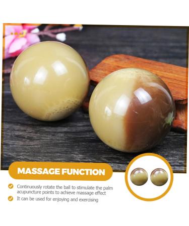 Tovinanna Handmade Horn Fitness Balls - 2-Piece Set for Hand Massage & Carpal Tunnel Relief |Premium Hand Training Tools - Buy Online on GoSupps.com