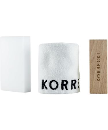 KORRECKT Cleanse - Ultimate Sneaker Cleaning Kit Sustainable Shoe Cleaner for Leather Suede Canvas & More Sneakerhead s Essential for Kicks Creps & White Shoes 150ml - Buy Online on GoSupps.com