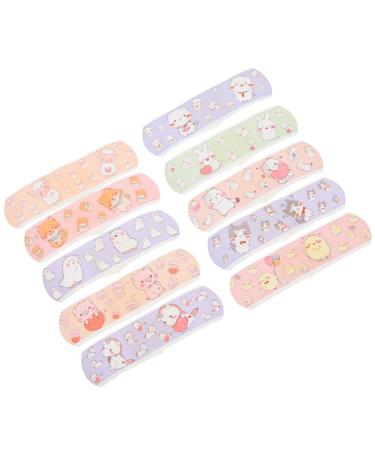 Healeved 1 Box Cartoon Care Bandages Injury Care Patch Kid Stickers Bulk Fabric Adhesive Bandages Wrap First Aid Kit Child Plaster Medical Glue