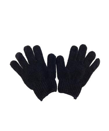 Beaupretty Pair Bath Exfoliating Gloves Five Fingers Body Scrub Gloves Shower Gloves Exfoliator Glove Exfoliating Mitt for Body Bath Accessories Stimulation Gloves Bath Towel Take a Bath