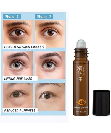 Time Eraser Oil-Under Eye Rollerball Time Eraser Rollerball Castor Oil And Frankincense Time Eraser Rollerball For Eyes And Face 360 Reduce Wrinkles And Fine Lines Reduce Under Eye Circles (2PCS) - Buy Online on GoSupps.com