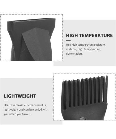 TEHAUX 10pcs Hair Styling Tips Blow Dryer Nozzle Hair Dryer Comb Attachment Universal Styling Brush Nylon - Buy Online on GoSupps.com