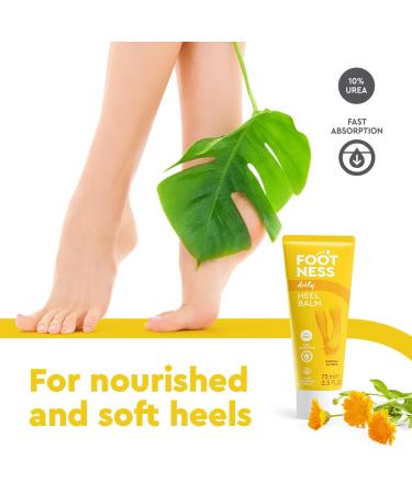 FOOTNESS Heel Balm with 10% Urea - Nourishing & Soothing Skin Treatment 75ml | Soft & Smooth Feet International Shipping Available - Buy Online on GoSupps.com