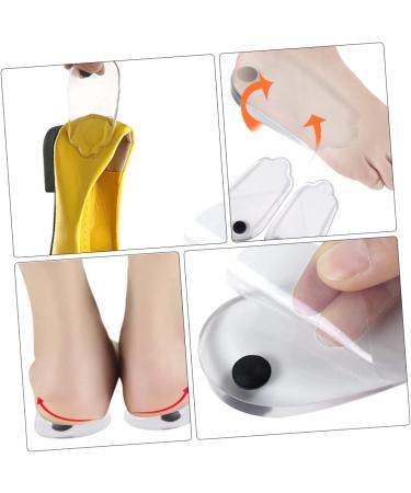 6 Pairs Heel Pad Shoe Cushions - Flat Foot Support Insoles for Comfort & Pain Relief - Buy Online on GoSupps.com