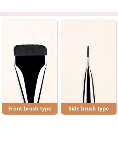 Ultra Thin Powder Brush for Liquid Foundation | Flat Fiber Makeup Brush & Concealer | Beauty Gifts for Women & Girls - Buy Online on GoSupps.com