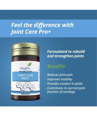 High Strength Glucosamine & Chondroitin Joint Relief Supplement | Anti-Inflammatory Formula with Vitamin C & Calcium | 30 Capsules | Made in UK - Buy Online on GoSupps.com