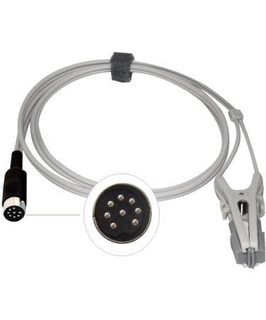 Sino-k Compatible Veterinary SPO2 Sensor - Datascope Vet Ear Forceps 9.8ft 8 Pins Connector FDA/CE Approved - Buy Online on GoSupps.com