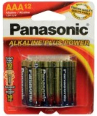 Buy Panasonic AAA Alkaline Plus Batteries (12 Pack) - Long-lasting Power for All Devices | Fast International Shipping - Buy Online on GoSupps.com