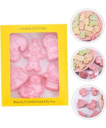 GRIRIW Elephant 1 Biscuit Mold Bunny Cookies Cakesicles Mold Bunny Stencil Rabbit Candy Biscuits Mold Metal 3D Fried Animal 7.6x5cm Pink - Buy Online on GoSupps.com