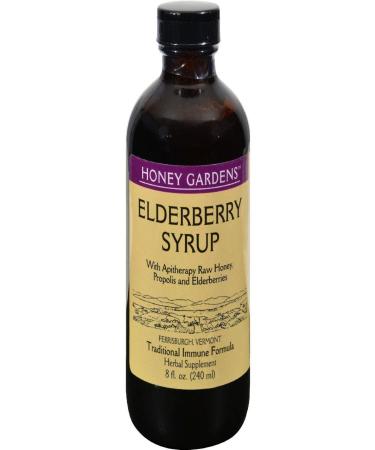 Honey Gardens Apiaries: Elderberry Syrup 8 ounces