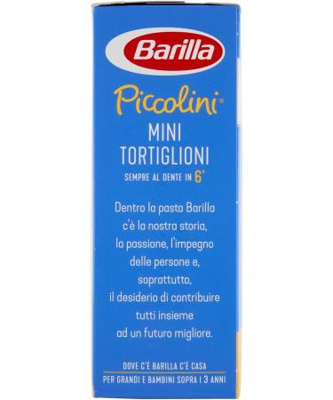  Barilla Barilla - Small tartlets mini swirls durum wheat semolina pasta - 6 pieces of 500 g 3 kg  - Buy Online on GoSupps.com