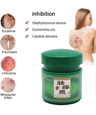 Natural Herbal Eczema & Psoriasis Repair Cream - Anti-Itch Relief for Dry, Red, and Rough Skin - 0.7 oz - Buy Online on GoSupps.com