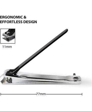 Nail Clippers With Nail File Large Heavy Duty Curved Blades Fingernail & Toenail Clipper Nail Cutter For Men And Women By Majestik+ - Buy Online on GoSupps.com