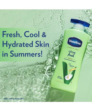Vaseline Intensive Care Aloe Soothe Body Lotion 200 ml | Hydrating Moisturizer for Dry Skin | International Shipping Available - Buy Online on GoSupps.com