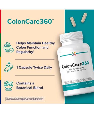 Stop Aging Now - Colon Support Supplement Pills for Men & Women - 60 Capsules - Daily Herbal Complex with Probiotics - Buy Online on GoSupps.com