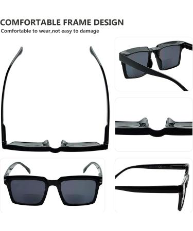 Eyekepper 4-Pack Stylish Bifocal Reading Glasses for Women - +2.50 Grey Lens Readers - Buy Online on GoSupps.com