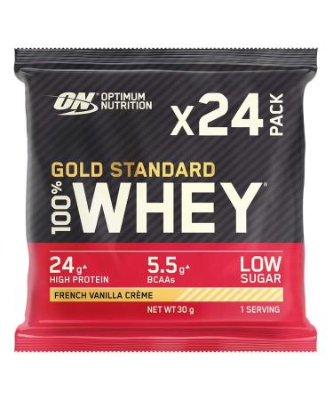 Optimum Nutrition Gold standard 100% whey - 1 boite (24 x 30 g) - Vanille Fan aise - Optimum nutrition