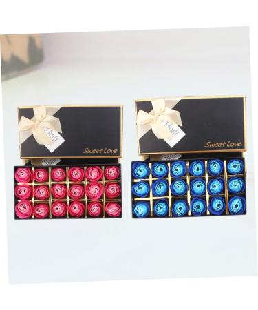 SKISUNO 2boxes -shaped Soap Soap Creative Mothers to Be Mothers Day +perfume Mother s Day Fragrance Womens+perfume Flower Soap Box - Buy Online on GoSupps.com