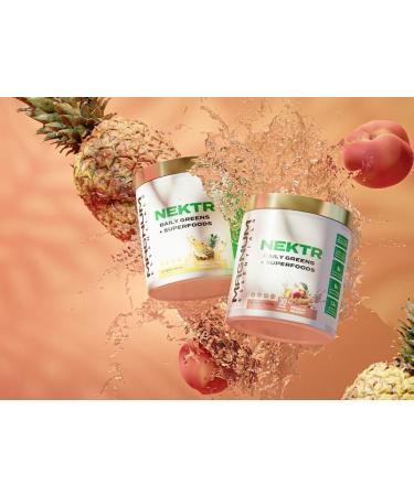 MAGNUM ESSENTIALS NEKTR Pineapple Splash Flavor - Powerful Daily Greens + Superfoods - Vegan & Sugar Free - Buy Online on GoSupps.com