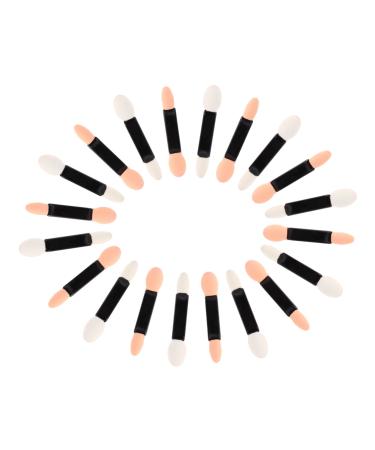 FRCOLOR 20pcs Disposable Makeup Eye Shadow Sponge Applicator Brush Eyeshadow Set Sponge Head Make up M As Shown
