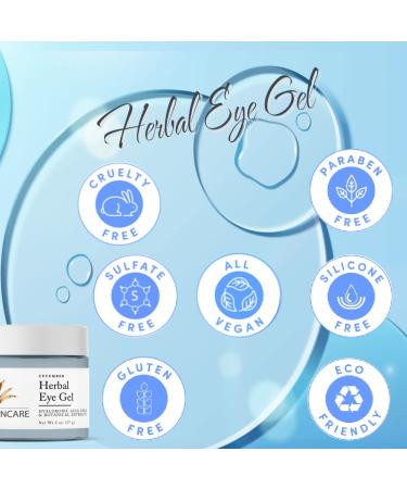 Avilana Cucumber Herbal Eye Gel - Cooling Gel for Youthful Eyes | Reduces Puffiness, Dark Circles, and Fine Lines | Calming and Hydrating Formula - Buy Online on GoSupps.com