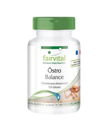 Fairvital | Oestro Balance - 2 months treatment - High dosed - 120 capsules - soy isoflavones (genistin daidzine glycitein) with Vitamin E