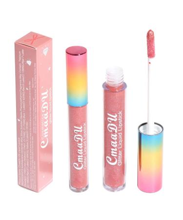 FAEYLI 6-Color Diamond Glitter Matte Lipstick - Long-Lasting Metallic Liquid Lip Gloss (05) - Buy Online on GoSupps.com