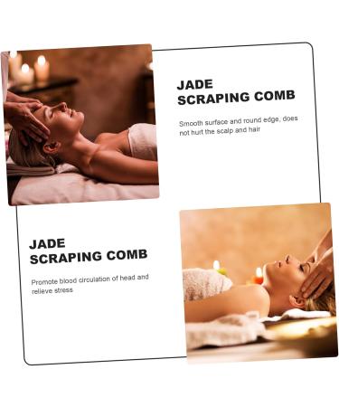 Frcolor Xiuyu Jade Comb Massager Deep Tissue Scalp Massage Roller for Blood Circulation & Relaxation - Buy Online on GoSupps.com