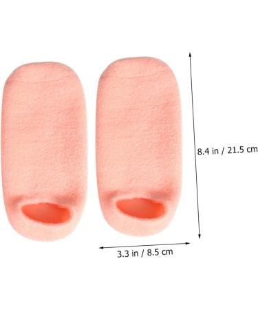 minkissy 1 Pair Heel Sleeve Women Cracked Heels Guard Spa Socks Dead Skin Socks Spa Feet Sleeves Heel Repair Lotion Socks Skin Softening Socks Socks for Women Foot Miss Ankle Socks - Buy Online on GoSupps.com