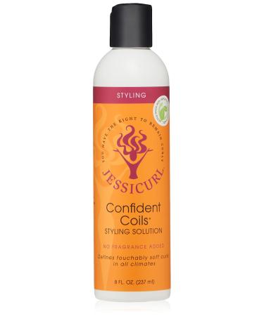 Jessicurl  Confident Coils Styling Solution  Curl Cream for Humidity Control and Frizz Control  Curly Hair Products  Styling Cream No Fragrance 8 Fl Oz (Pack of 1) - Buy Online on GoSupps.com